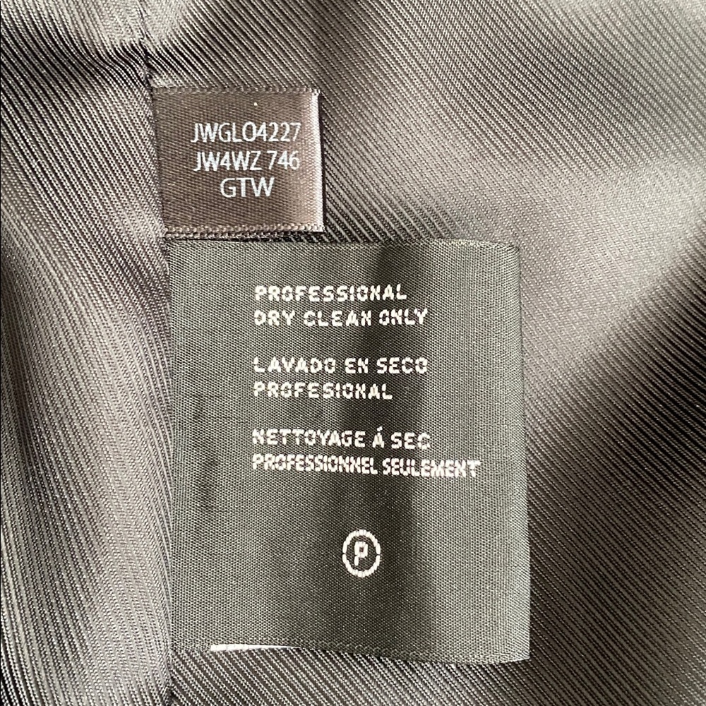 Jones New York Charcoal Trench Coat Womens Mid Length Relaxed Button Up 1X - Picture 6 of 9